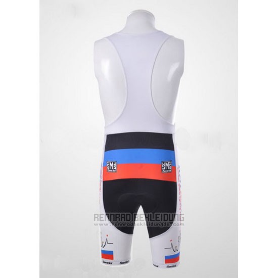 2010 Fahrradbekleidung Katusha Wei Trikot Kurzarm und Tragerhose - zum Schließen ins Bild klicken